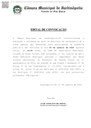 EDITAL DE CONVOCAÇÃO